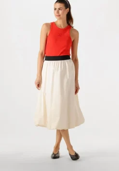 creme co'couture midirok poppycc balloon skirt