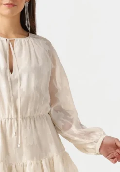 creme liu jo mini jurk abito ts.nav