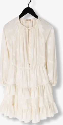creme liu jo mini jurk abito ts.nav