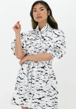 creme liu jo mini jurk abito gabardina