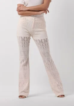 LIU JO pantalon pizzo macrame tp pants>DAMES Broeken