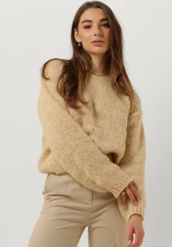 creme modström trui grovermd o-neck