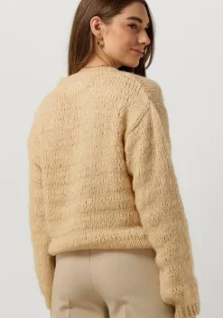 creme modström trui grovermd o-neck