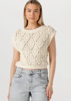 creme rouge edit top rouseverine ss o-neck knit top