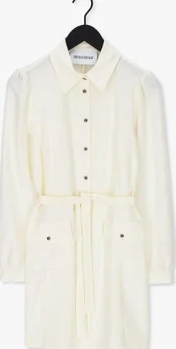 creme silvian heach mini jurk dress karasu