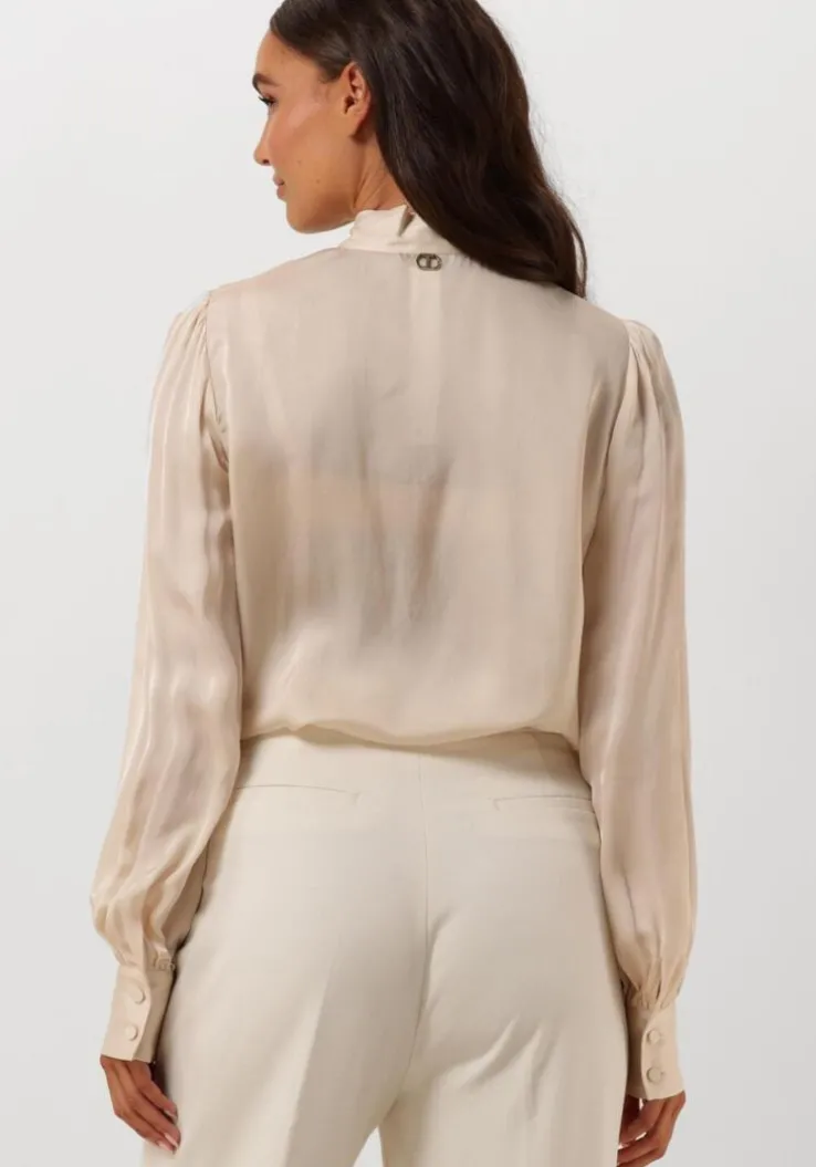 creme twinset milano blouses 242tp2131