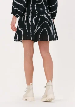 donkerblauwe by-bar minirok jamie tie dye skirt