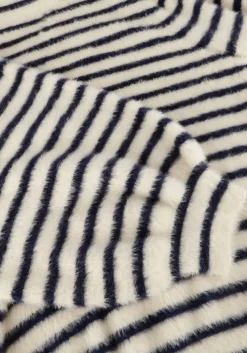 donkerblauwe catwalk junkie trui puffy sleeve knit