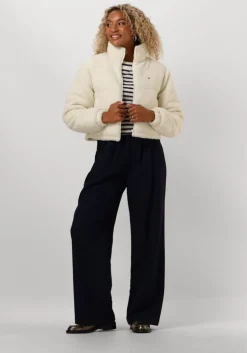 donkerblauwe catwalk junkie trui puffy sleeve knit