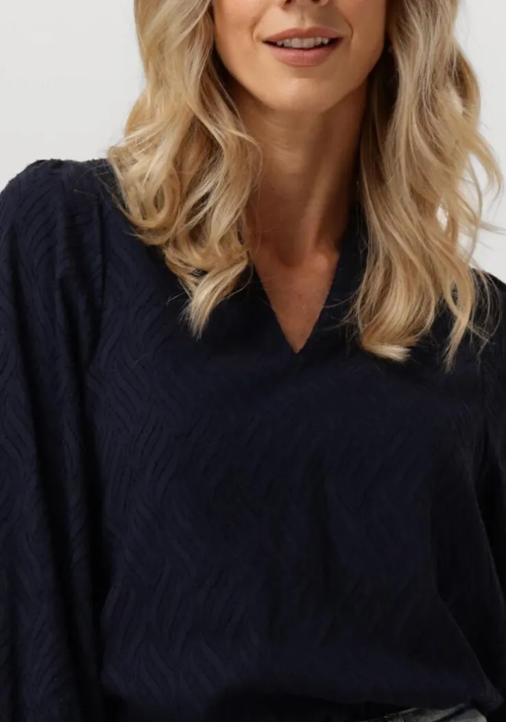 donkerblauwe circle of trust blouses alina blouse