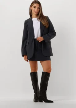 donkerblauwe co'couture blazer vola single oversized blazer