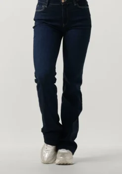 donkerblauwe guess bootcut jeans sexy boot