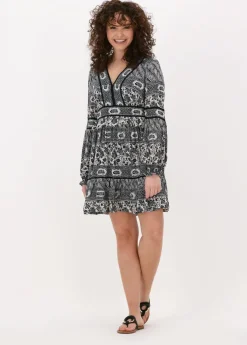 donkerblauwe idano mini jurk robert