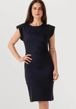 donkerblauwe inwear midi jurk henniehiw vincent sl dress