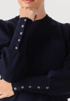 donkerblauwe janice jurken clay