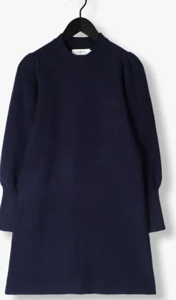 donkerblauwe janice jurken clay