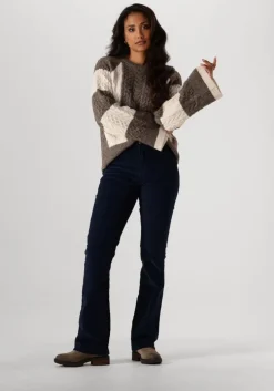 donkerblauwe lee flared jeans breese boot