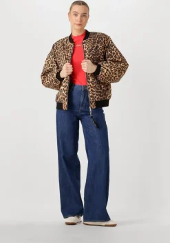 donkerblauwe lee wide jeans stella a line