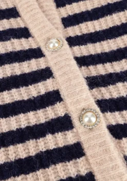 donkerblauwe lollys laundry vest novali cardigan ls