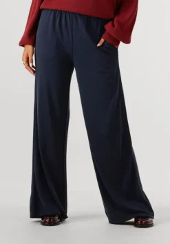 donkerblauwe msch copenhagen wijde broek mschjazlyn lynette pants