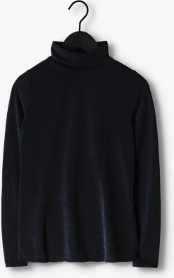donkerblauwe my essential wardrobe tops & t-shirts hapermw rollneck blouse