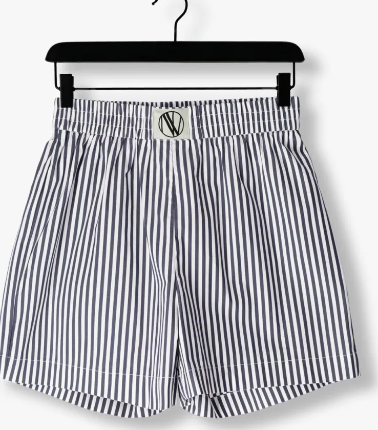 donkerblauwe notre-v korte broek nv-freja