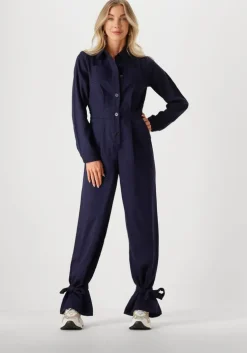 donkerblauwe omoda atelier jumpsuit x nina - nina