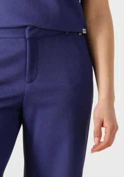 POM AMSTERDAM e pantalon wide leg pants sapphire><noscript><img width=