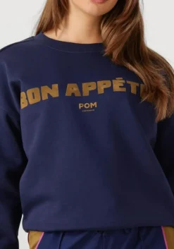 donkerblauwe pom amsterdam sweater sweater - bon appetit