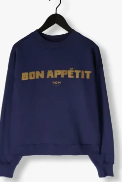 donkerblauwe pom amsterdam sweater sweater - bon appetit