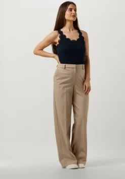 ROSEMUNDE e top silk top w/ lace>DAMES Tops & T-Shirts