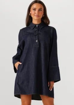 SECOND FEMALE e mini jurk dera denim tunic dress>DAMES Jurken