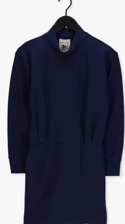 donkerblauwe semicouture mini jurk y2wl02