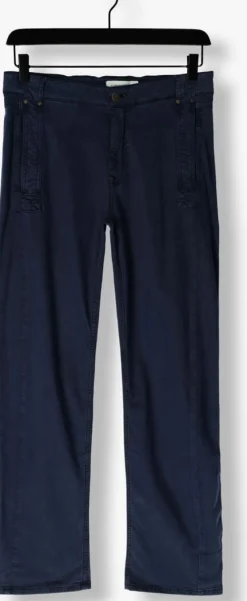 donkerblauwe summum straight leg jeans straight ultra soft stretch twill