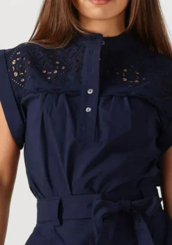 donkerblauwe suncoo blouses ludy