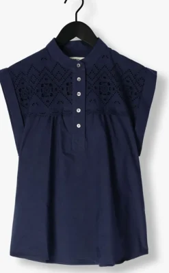 donkerblauwe suncoo blouses ludy