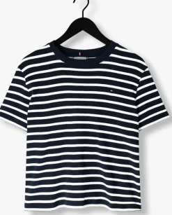 TOMMY HILFIGER e t-shirt slim henley gb scoop-nk ls 1><noscript><img width=