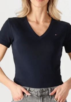 TOMMY HILFIGER e t-shirt new slim cody v-nk ss><noscript><img width=