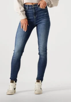 donkerblauwe tommy jeans skinny jeans nora md skn ai3354