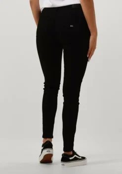 donkerblauwe tommy jeans skinny jeans nora mr skny stbks