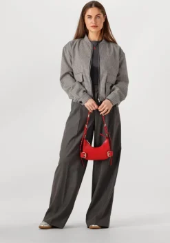 ALIX THE LABEL donkergrijze top ladies knitted modal longsleeve top><noscript><img width=