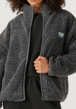 AMERICAN VINTAGE donkergrijze faux fur jas hoktown woman><noscript><img width=