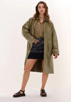 CALVIN KLEIN donkergrijze minirok a-line utility mini skirt><noscript><img width=