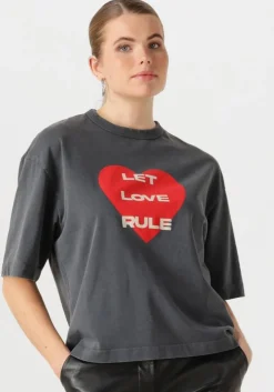 donkergrijze catwalk junkie t-shirt graphic tshirt