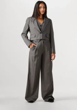 CO'COUTURE donkergrijze co'couture blazer liane blazer>DAMES Pakken|Blazers