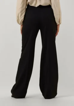 donkergrijze co'couture pantalon ida pin wide pant