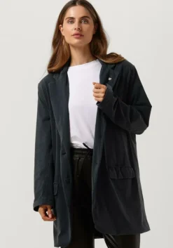 donkergrijze 10days blazer statement blazer washed jersey