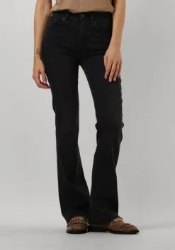 DRYKORN donkergrijze flared jeans far>DAMES Jeans