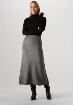 EDITED donkergrijze maxirok panja knit skirt><noscript><img width=