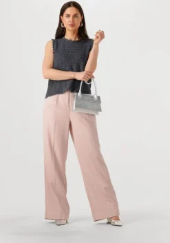 donkergrijze modström top miemd top